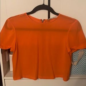 Orange crop top!